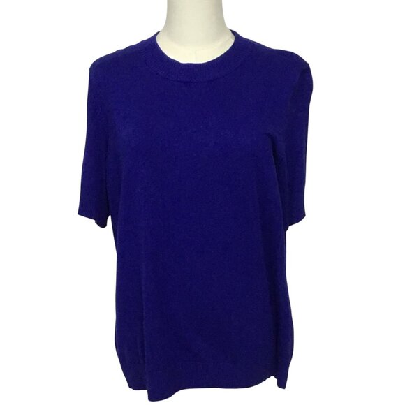 TANJAY Blue Short Sleeve Top – Size PL/G 💙 - Picture 1 of 4